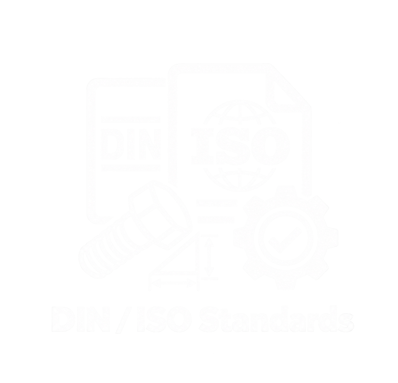 DIN and ISO standards for titanium fasteners and components