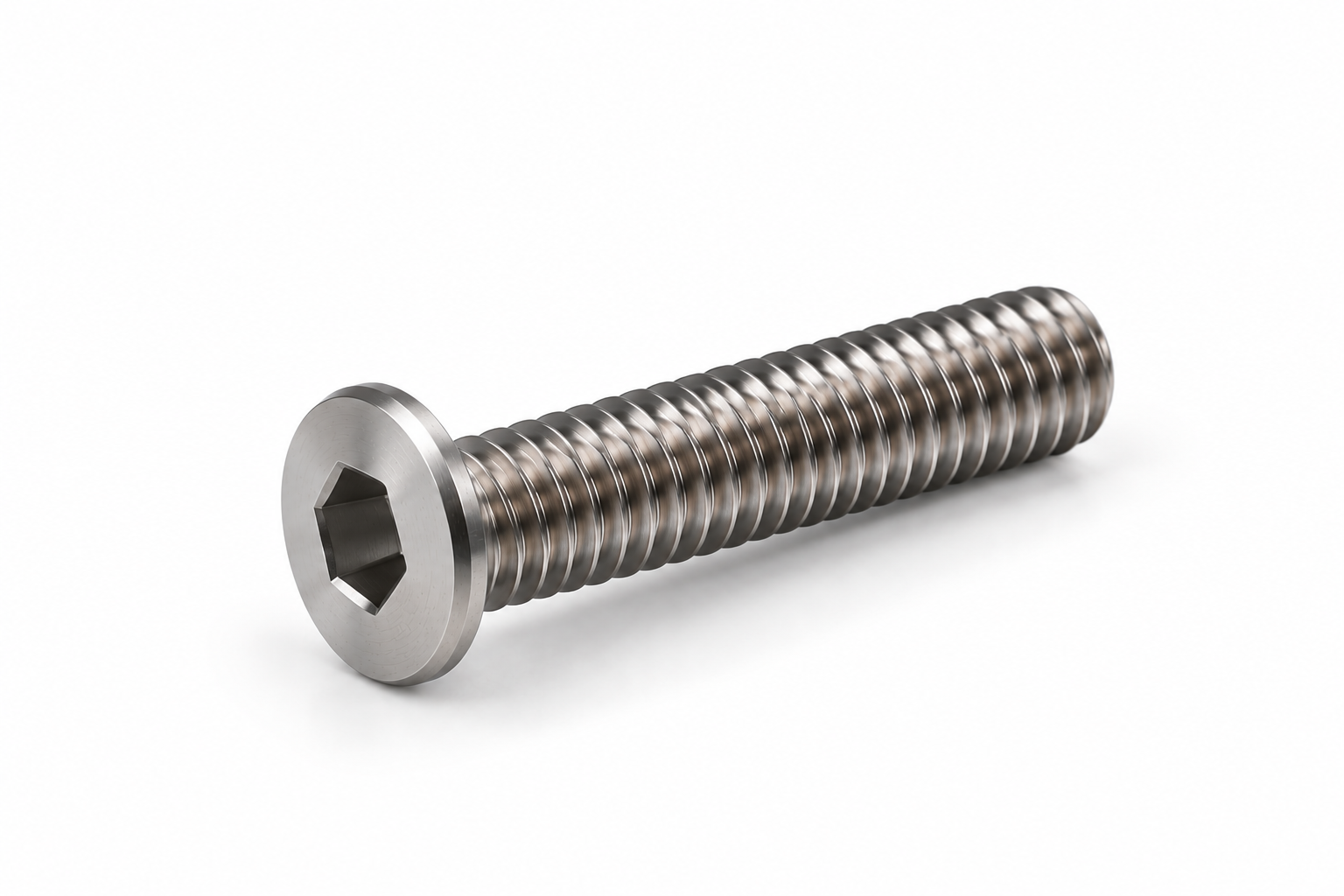 Titanium low head socket screw