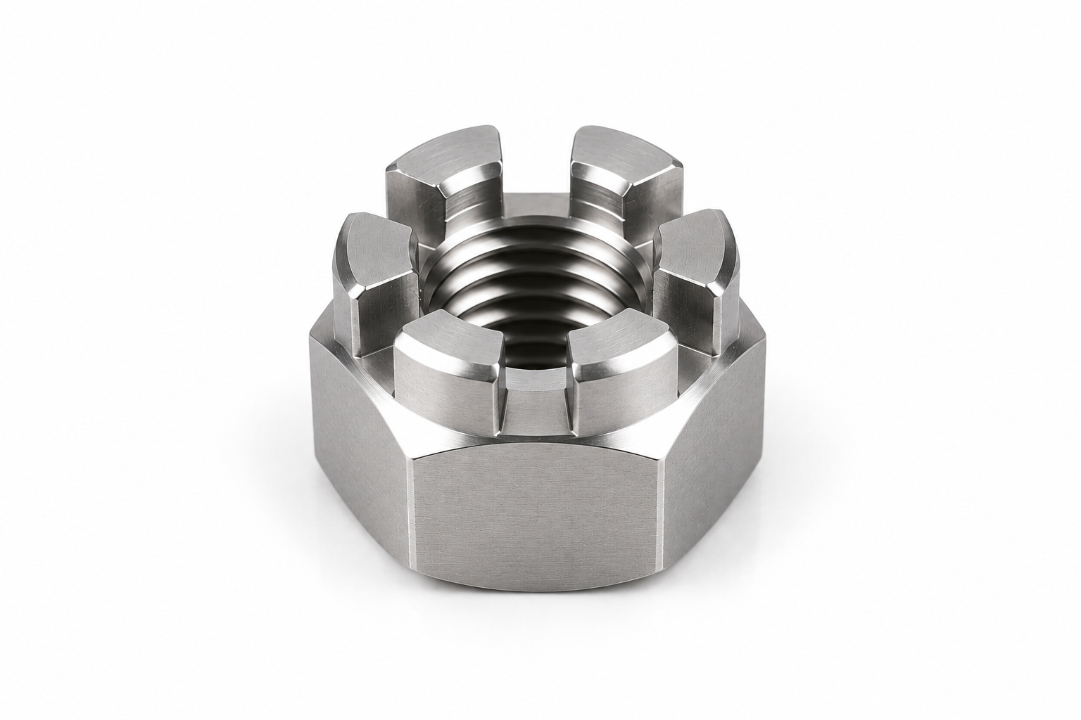 Titanium Castle Nut