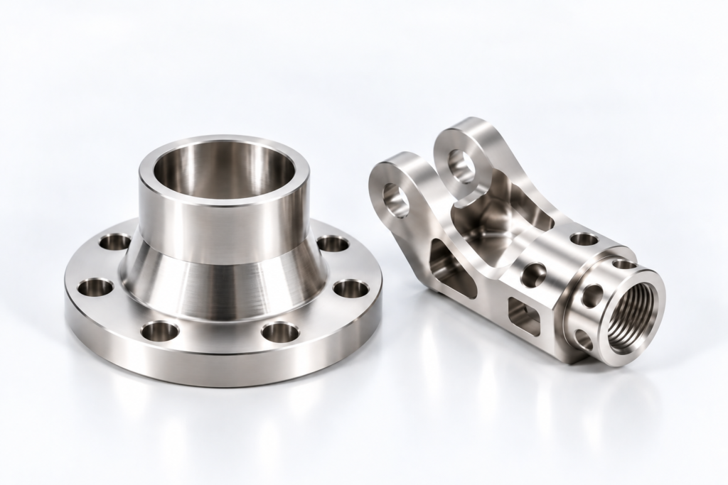 Custom machined titanium parts for industrial applications