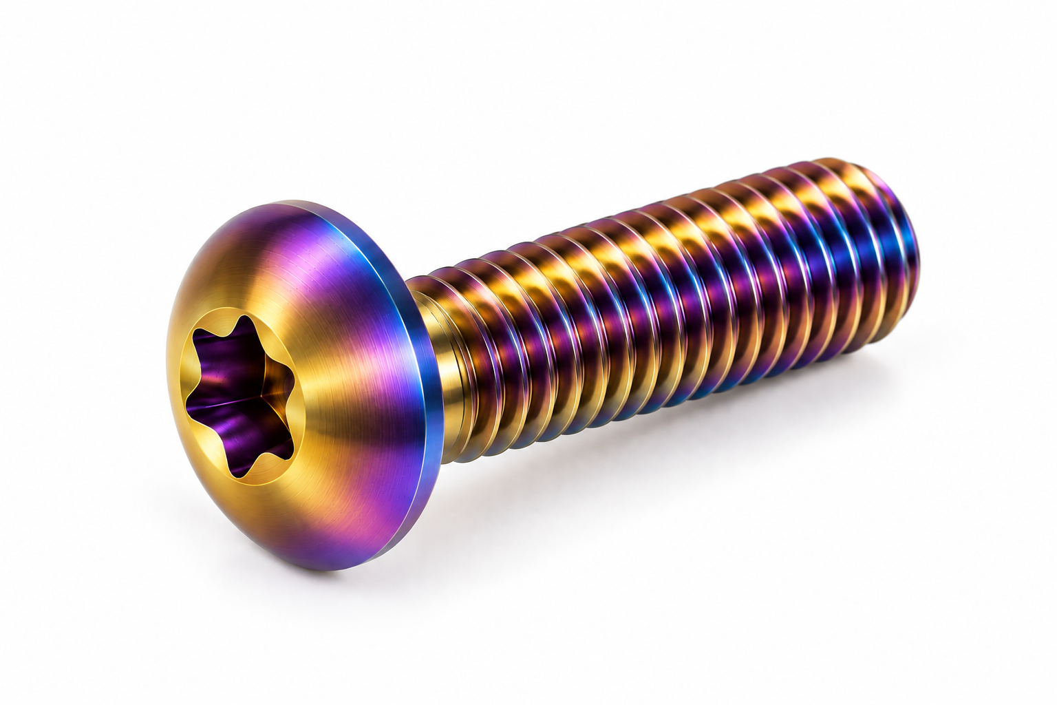 Anodized Titanium Torx Screw