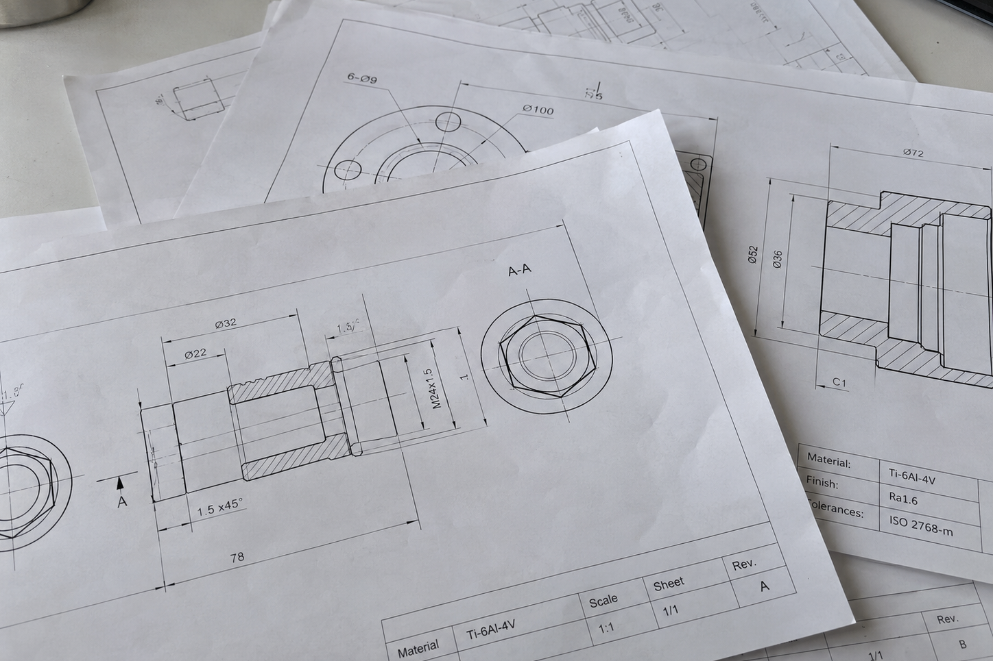 Titanium Parts Manufacturing from Engineering Drawings